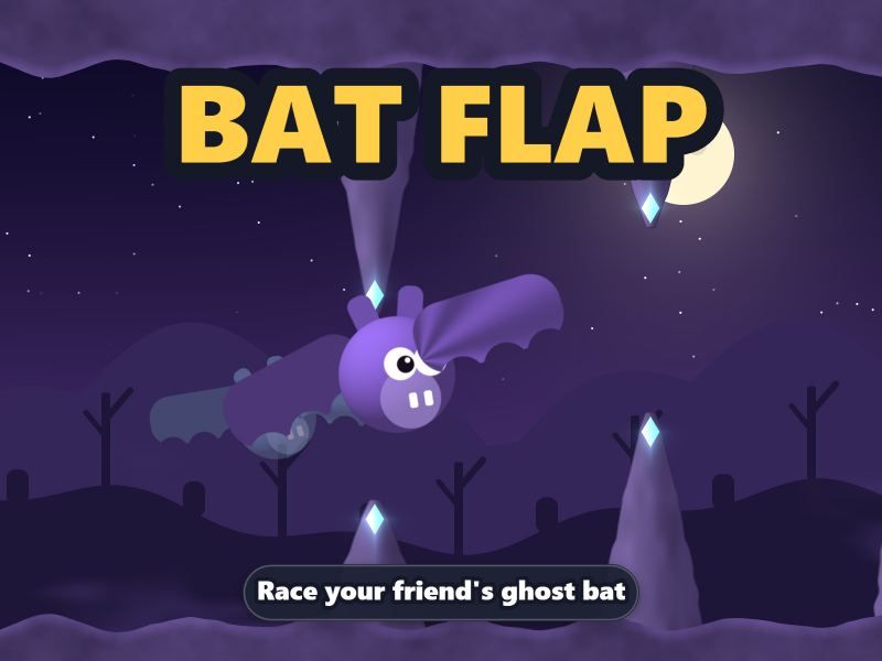 Bat Flap game screen