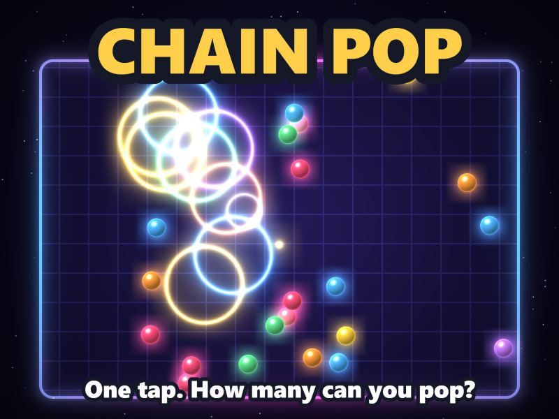 Chain Pop game screen