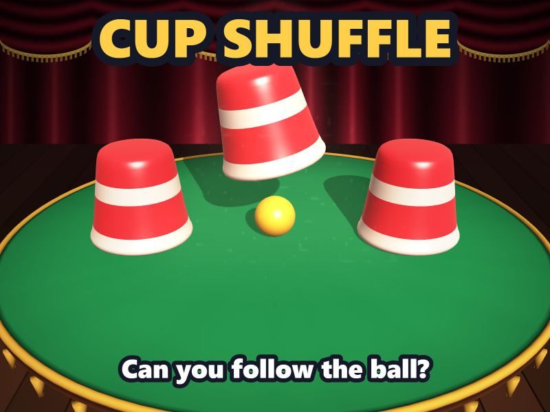 Cup Shuffle game screen
