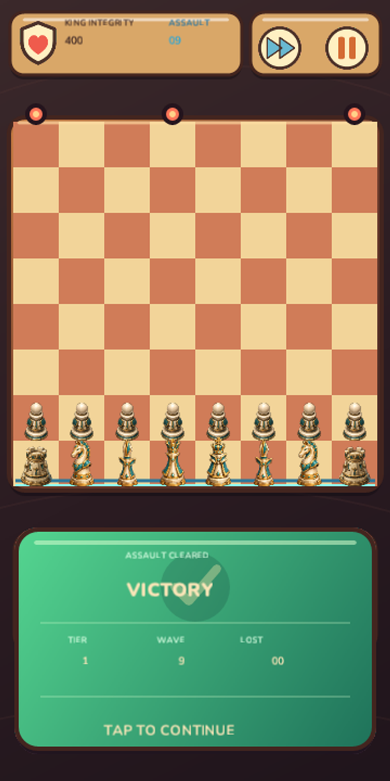 Gambit Guard victory screen