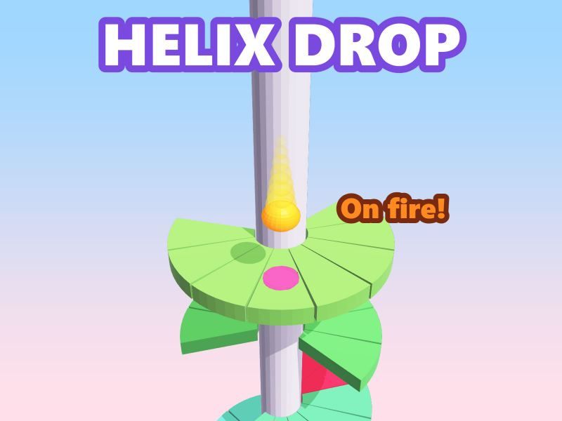 Helix Drop game screen
