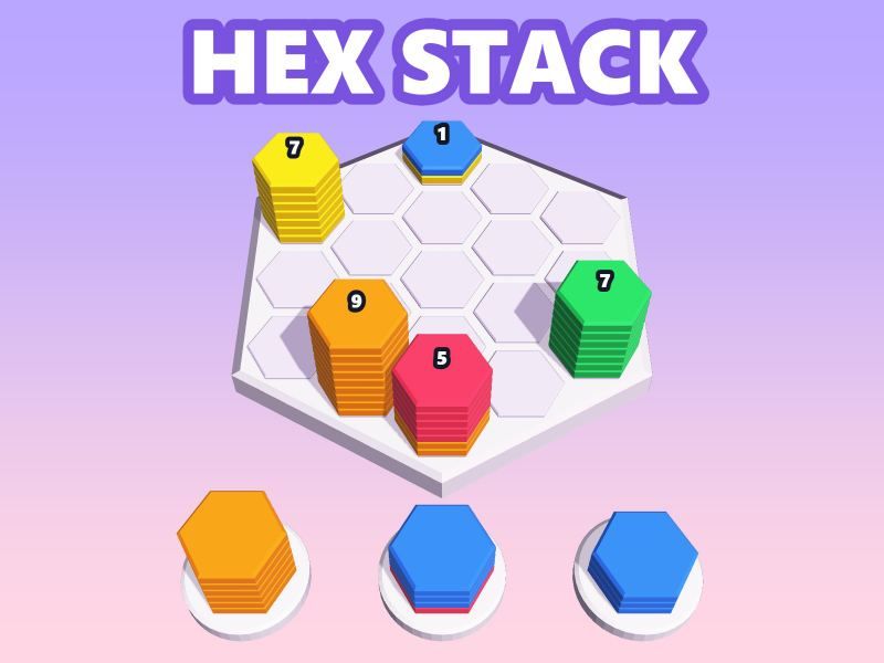 Hex Stack game screen