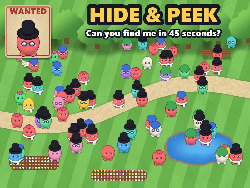 Hide & Peek game screen