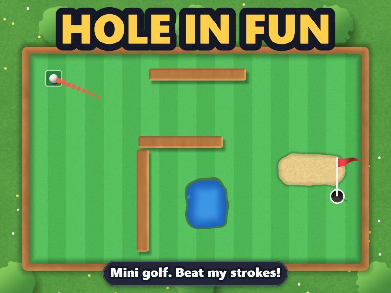 Hole in Fun game screen