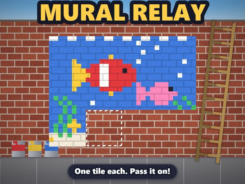 Mural Relay game screen