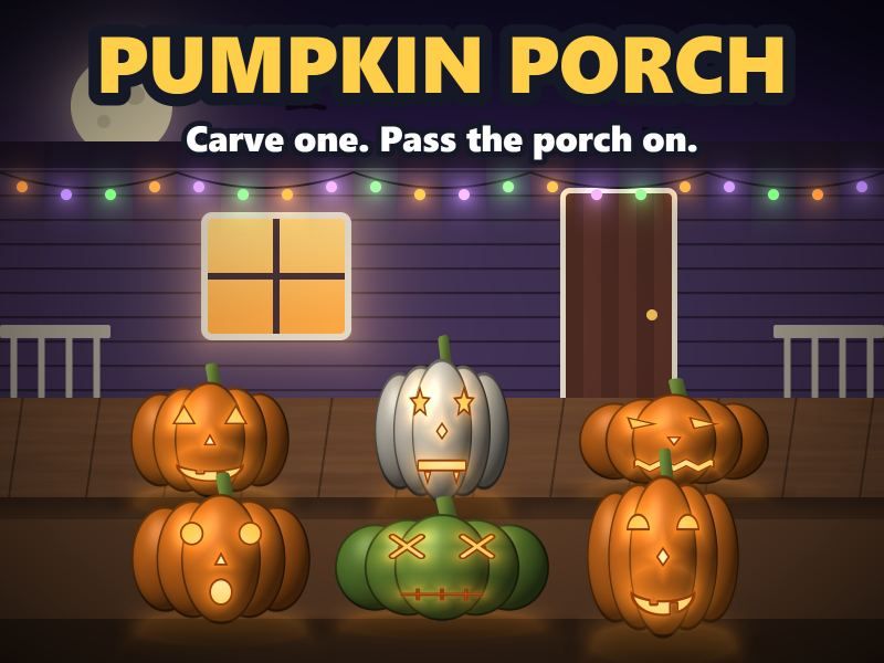 Pumpkin Porch game screen