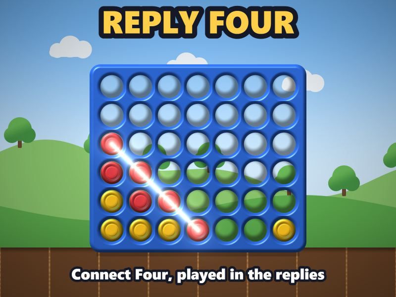 Reply Four game screen
