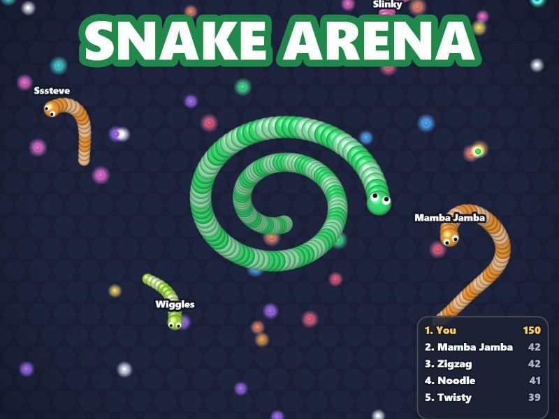 Snake Arena game screen