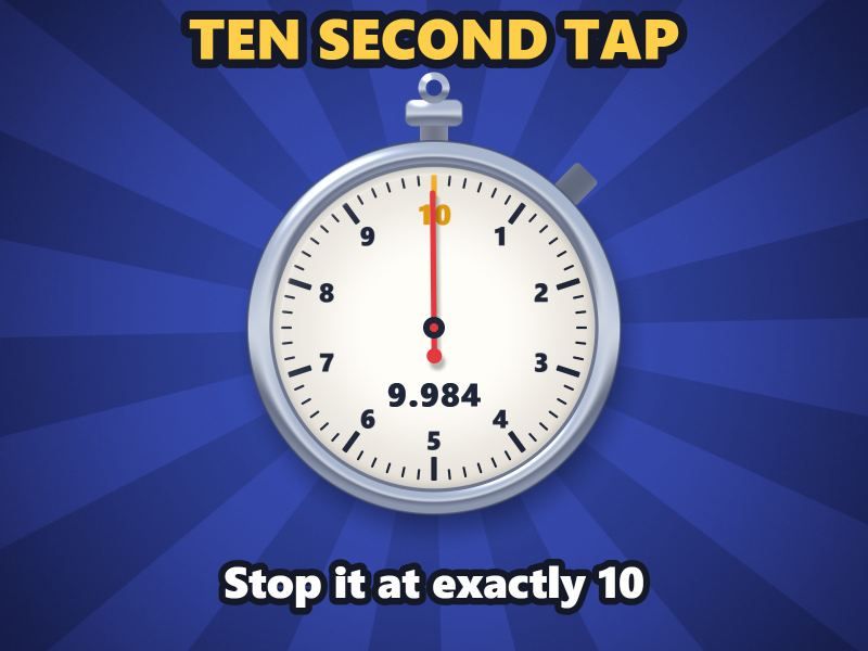 Ten Second Tap game screen